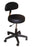 Galaxy Enterprises Physician Stool Backrest Pneumatic Height Adjustment 5 Casters Black - 1060GB