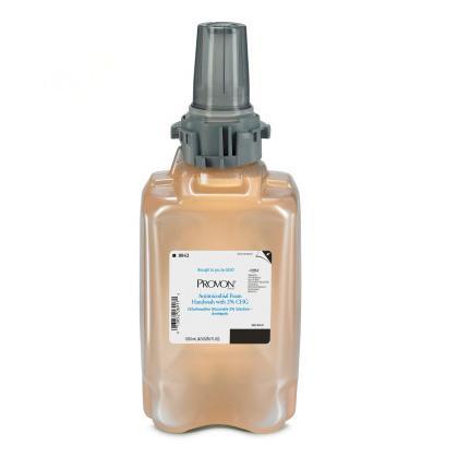 GOJO Provon Antimicrobial Soap Foaming 1,250 mL Dispenser Refill Bottle Unscented - 8842-03