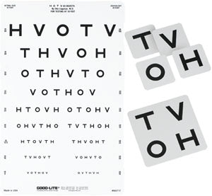 GOOD-LITE - Eye Chart Good-Lite 10 Foot Measurement Acuity Test - 600017