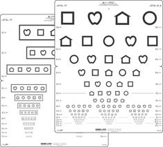GOOD-LITE - Preschool Eye Test Chart Good-Lite 10 Foot Measurement Acuity Test - 250100