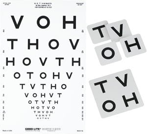 GOOD-LITE - Eye Chart Good-Lite 10 Foot Measurement Acuity Test - 600736