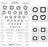 Good-Lite LEA SYMBOLS Distant Chart Vision Screening Chart 9 X 14 Inch Hanging - 255001