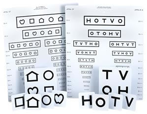 Good-Lite LEA SYMBOLS Massachusetts Eye Chart Lea Symbols 10 Foot Pediatric - 257500