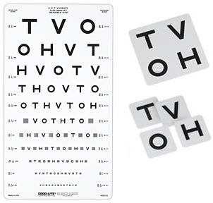Good-Lite Crowded Distance Eye Chart 10 Foot - 800004