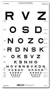 GOOD-LITE - Eye Chart Good-Lite 10 Foot Measurement Acuity Test - 800740