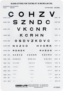 Good-Lite Good-Lite Near Vision Card 40 cm - 729000