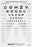 GOOD-LITE - Eye Chart Good-Lite 40 cm Measurement Acuity Test - 725000