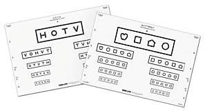 Good-Lite - Preschool Eye Test Chart 10 Foot Measurement Acuity Test - 250500