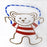 Graham Medical Products Procedure Towel 13-1/2 W X 18 L Inch Teddy Bear NonSterile - 70196N