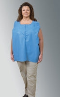Graham Medical Products AmpleWear Scrub Shirt Large Blue / White 1 Pocket Unisex - 53158