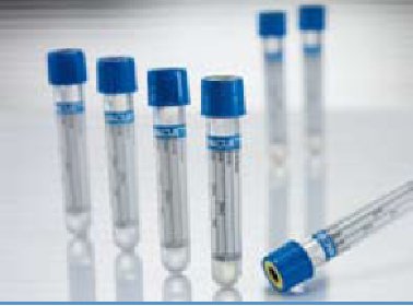 Greiner Bio-One Vacuette Venous Blood Collection Tube Coagulation Tube Sodium Citrate Additive 13 X 75 mm 3 mL Light Blue / Black Ring Pull Cap Polyethylene Terephthalate (PET) Tube - 454334