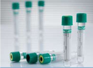 Greiner Bio-One Vacuette Venous Blood Collection Tube Sodium Heparin Additive 13 X 75 mm 4 mL Green Pull Cap Polyethylene Terephthalate (PET) Tube - 454030