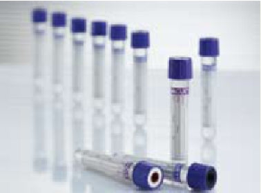Greiner Bio-One Vacuette Venous Blood Collection Tube Plasma Tube K2 EDTA / Separator Gel Additive 16 X 100 mm 8 mL Lavender / Yellow Ring Pull Cap Polyethylene Terephthalate (PET) Tube - 455040P