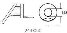 Armstrong - Ear Ventilation Tube Beveled Grommet 2 1.14 mm Ultrasil Blue - 70241050