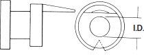Olympus America - Ear Ventilation Tube Paparella Type 1 1.02 mm Ultrasil Blue - 70241044