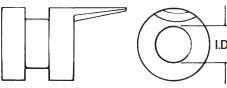 Olympus America - Ear Ventilation Tube Donaldson 1.14 mm Ultrasil Blue - 70241015