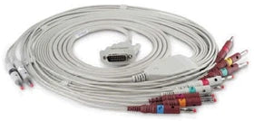 Edan USA - ECG Cable (4mm, banana connector, AHA) For SE-3 & SE-601 & SE-12 Series - 01.57.471017
