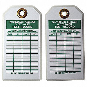 TAG, EMERGENCY SHOWER