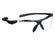 Enticer - Safety Glasses Wraparound Clear Tint Polycarbonate Lens Black Frame Over Ear One Size Fits Most - 1FYY3