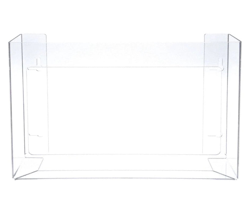 Grainger - Glove Box Dispenser Vertical Mounted 3-Box Capacity Clear 15-7/8 W X 3-7/8 D X 10-1/8 H Inch Acrylic - 6GLA6