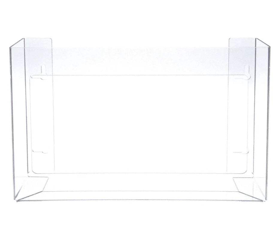 Grainger - Glove Box Dispenser Vertical Mounted 3-Box Capacity Clear 15-7/8 W X 3-7/8 D X 10-1/8 H Inch Acrylic - 6GLA6