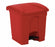 Tough Guy - Trash Can 8 gal. Rectangular Red Plastic Step On - 6GAJ6