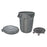 Rubbermaid Brute - Trash Can 32 gal. Round Gray Polyethylene Open Top - 41MX84