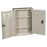 Harloff Narcotic Cabinet Wall Mount Stainless Steel Double Keyed Tubular Lock - 2701BG