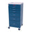 Harloff Mini-Line Treatment Cart Steel 18 X 18 X 40 Inch 6 Drawers Beige - 3156K