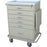Harloff Classic Line Medication Cart Steel 22 X 32 X 41.5 Inch 6 Drawers Yellow - D50-6K