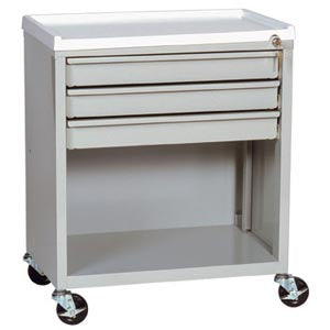 Harloff ETC Line Treatment Cart Steel 23.38 X 27.25 X 15.13 Inch 8-Drawer Light Gray - ETC-3