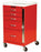 Harloff Mini-Line Emergency Cart Steel 18 X 33.75 X 18 Inch 5 Drawers Black - 3145B