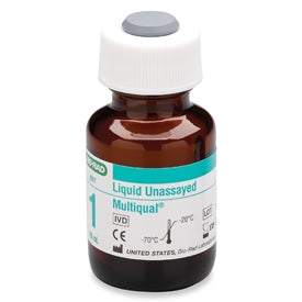 Bio-Rad Laboratories Multiqual Liquid Unassayed Control Multiple Analytes Level 1 12 X 10 mL - 697
