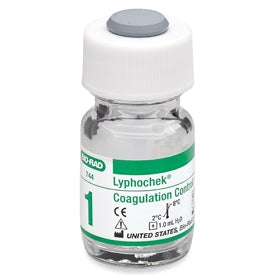 Bio-Rad Laboratories Lyphochek Coagulation Control PT / APTT / Fibrinogen / TT / ATIII Assays Level 1 12 X 1 mL - 744