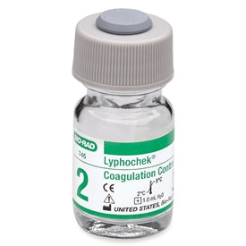 Bio-Rad Laboratories Lyphochek Coagulation Control PT / APTT / Fibrinogen / TT / ATIII Assays Level 2 12 X 1 mL - 745