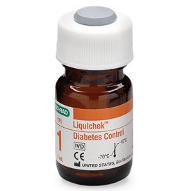 Bio-Rad Laboratories Liquichek Diabetes Management Test Control Hemoglobin A1c (HbA1c) Level 1 6 X 1 mL - 171
