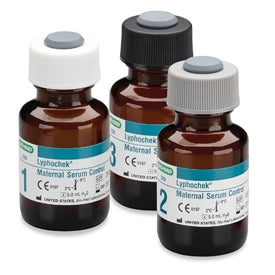 Bio-Rad Laboratories Lyphochek Maternal Serum Control Reproductive Endocrinology Assay Control AFP / hCG / b-hCG / Free Estriol 3 Levels 6 X 5 mL - 220
