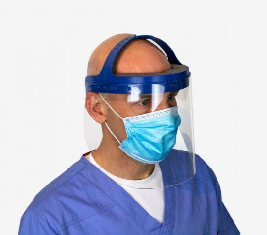Double Strap Wide Face Shield