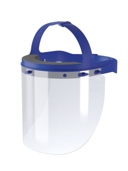 Double Strap Wide Face Shield