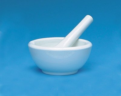 HCL - Mortar and Pestle Hand Operated White - 3401