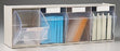 Health Care Logistics Tilters Tilt Front Storage Bin Unit White Plastic 6-5/8 X 8-1/8 X 23-5/8 Inch - 1207W