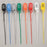 Health Care Logistics - Ring Pull-Tight Bi-Directional Seal Consecutively Numbered Orange Polypropylene 8-1/2 Inch - 8144