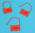 Health Care Logistics Health Care Logistics Extra-Large Heavy-Duty Padlock Seal Consecutively Numbered Red Acetal Resin 1-3/8 X 2-1/16 Inch - 8329