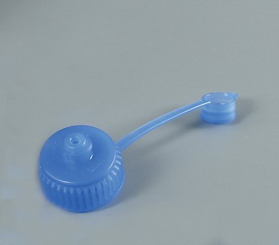 Health Care Logistics - Bottle Adapter Cap Polyethylene Oral Medicine Dispensing Longneck Blue 28 mm / F For Standard Presription Bottles NonSterile - 8013-10