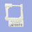 Health Care Logistics - Padlock Seal Numbered White Plastic 1-1/2 X 1-7/8 Inch - 7910