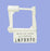 Health Care Logistics Health Care Logistics Padlock Seal Numbered White Plastic 1-1/2 X 1-7/8 Inch - 7910