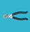 Health Care Logistics - Vial Decapper Pliers 13 mm / 20 mm Forged Steel / Nickel Dual Action - 7773