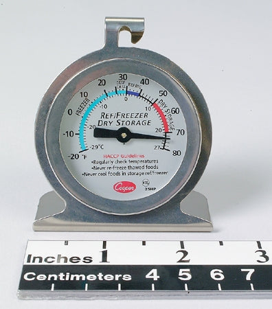 Health Care Logistics Refrigerator / Freezer / Dry Storage Thermometer Fahrenheit / Celsius -20° to +80°F (-30° to +30°C) Without External Probe Hanging / Standing Does Not Require Power - 16087