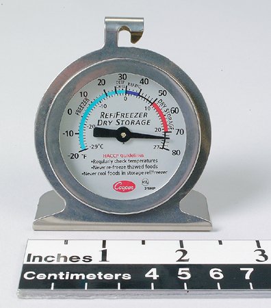 Health Care Logistics - Refrigerator / Freezer / Dry Storage Thermometer Fahrenheit / Celsius -20° to +80°F (-30° to +30°C) Without External Probe Hanging / Standing Does Not Require Power - 16087