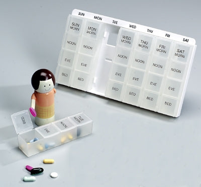 Health Care Logistics Pill Organizer Large 7 Day 4 Dose - 7128-01